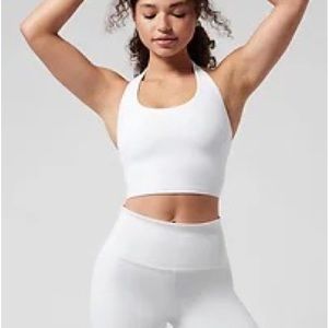 Halter Crop Bra D&DD | White